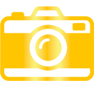camera golden icon