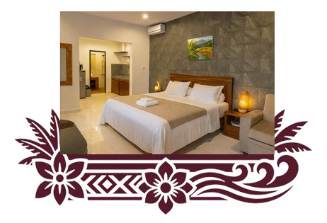 Deluxe double room Bali WHITE